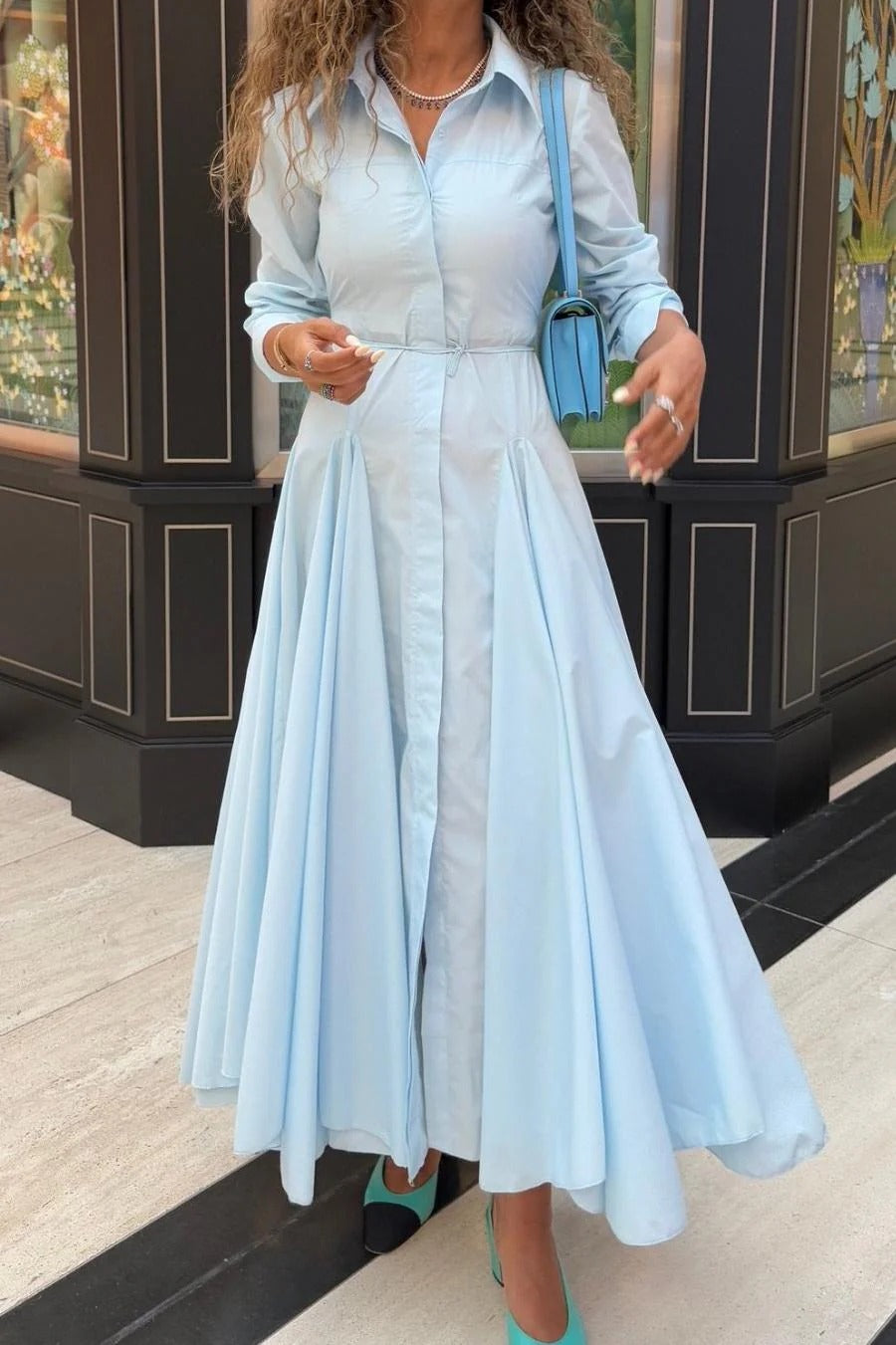 Light Blue Maxi Dress