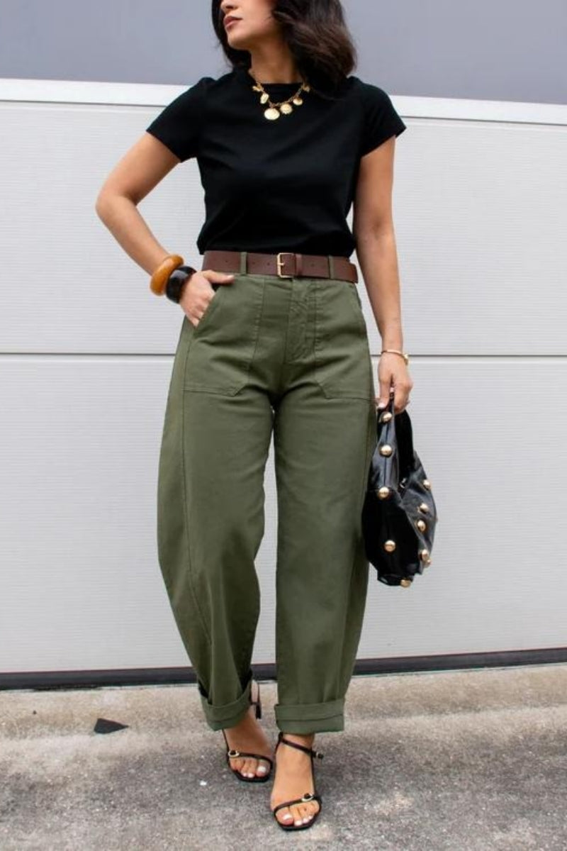 Unieke verfspatten distressed cropped spijkerbroek