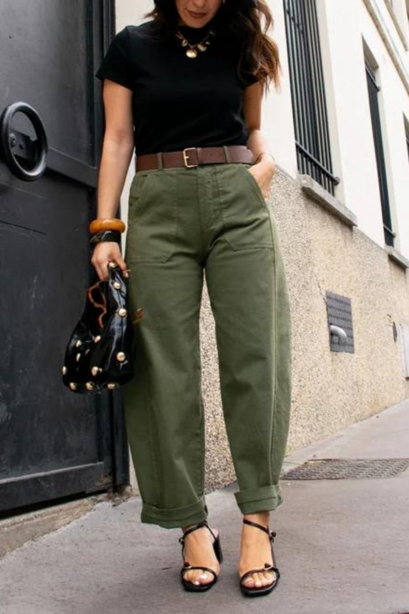 Unieke verfspatten distressed cropped spijkerbroek