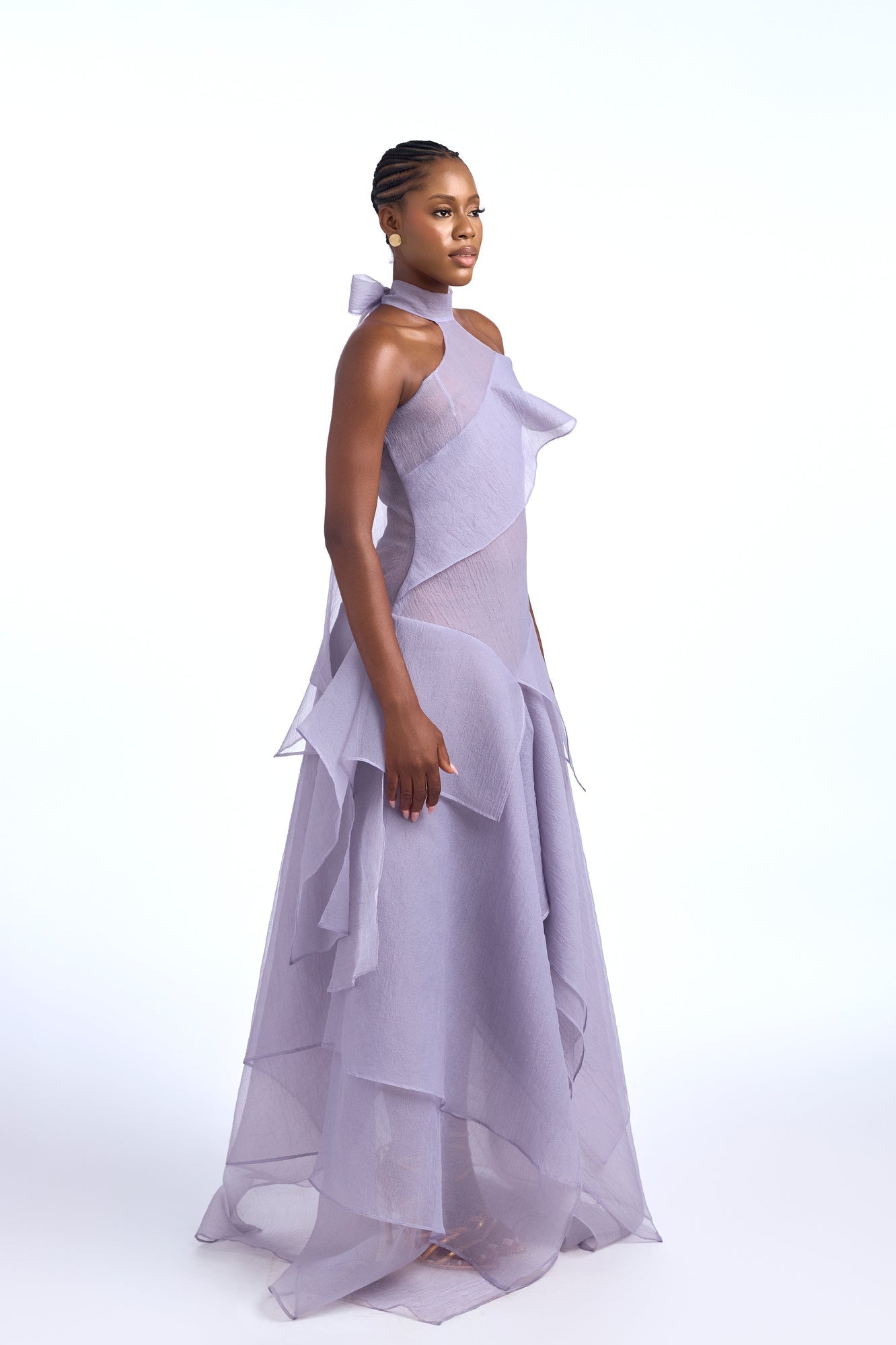 Arida Maxikleid mit Lagenlook und Schleife