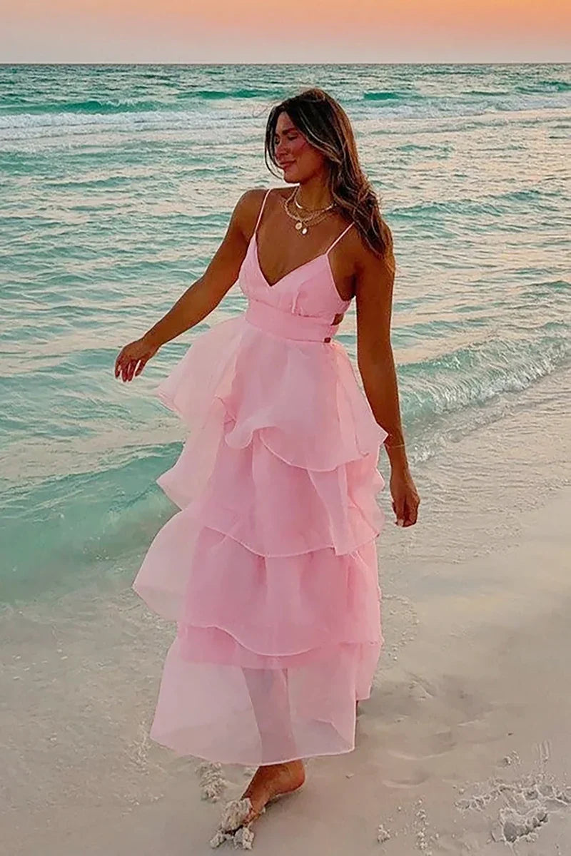 Shayla Maxi-jurk - Roze