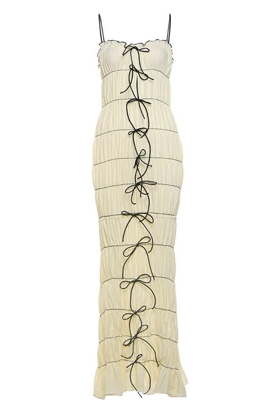 Melissa Ruffle Tunnel Maxi Jurk