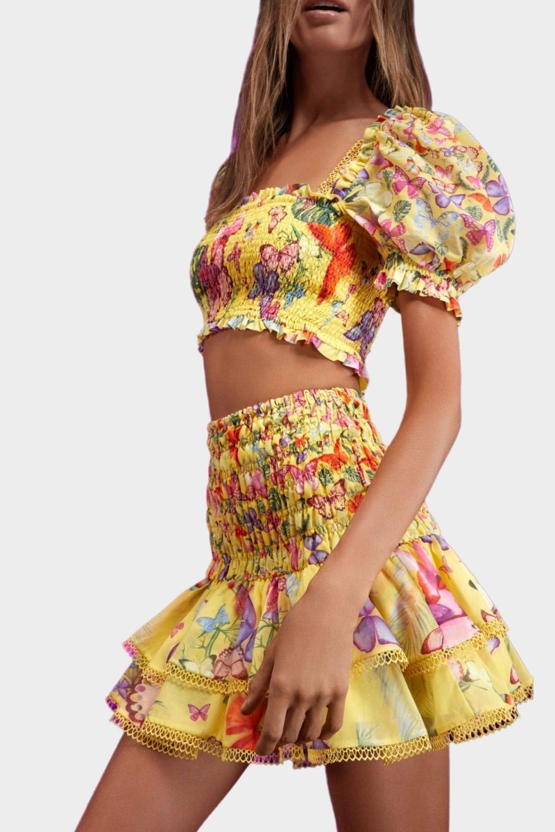 Mona Butterfly Bedrukt Set