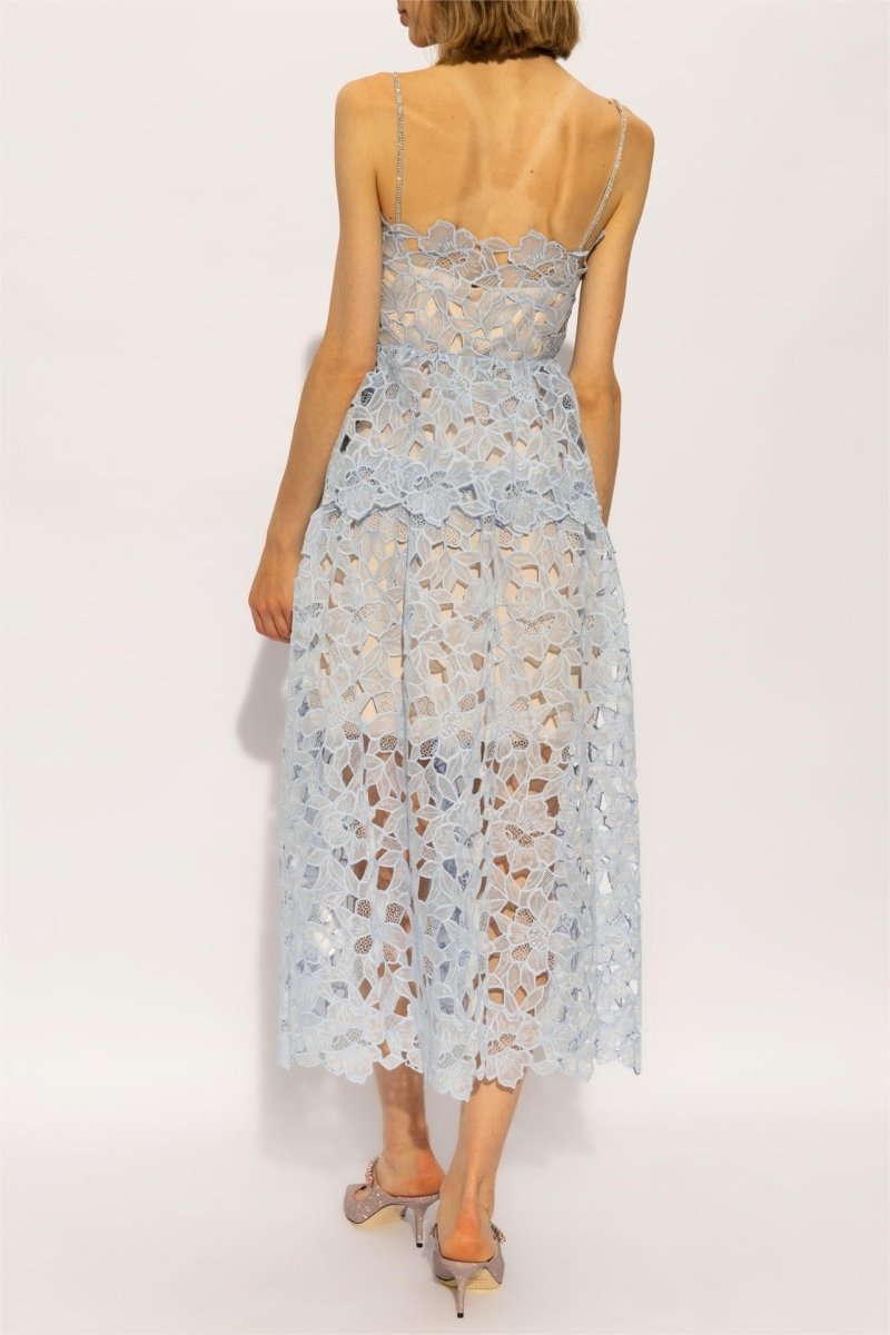 Ophelia Lace Gelaagde Cami Midi Jurk