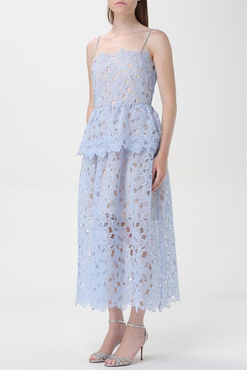 Ophelia Lace Gelaagde Cami Midi Jurk