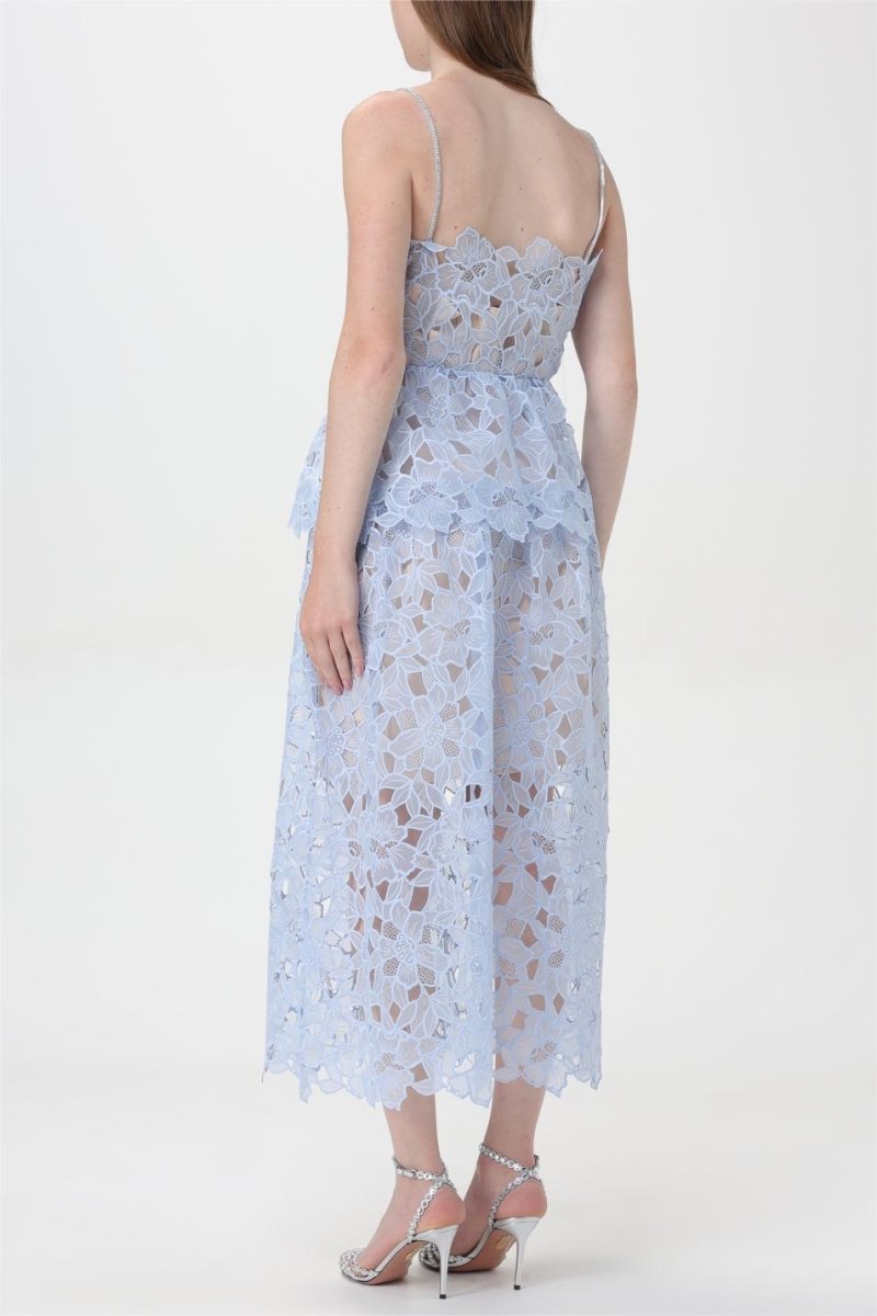 Ophelia Lace Gelaagde Cami Midi Jurk