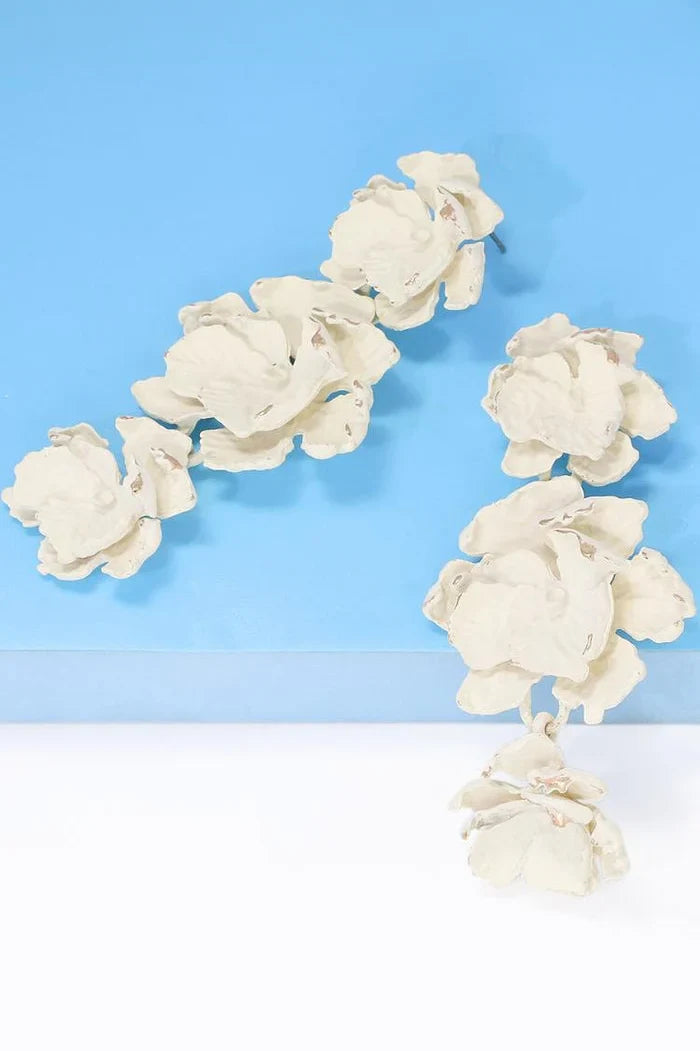 Phyllis Vernis Bloem Oorbellen