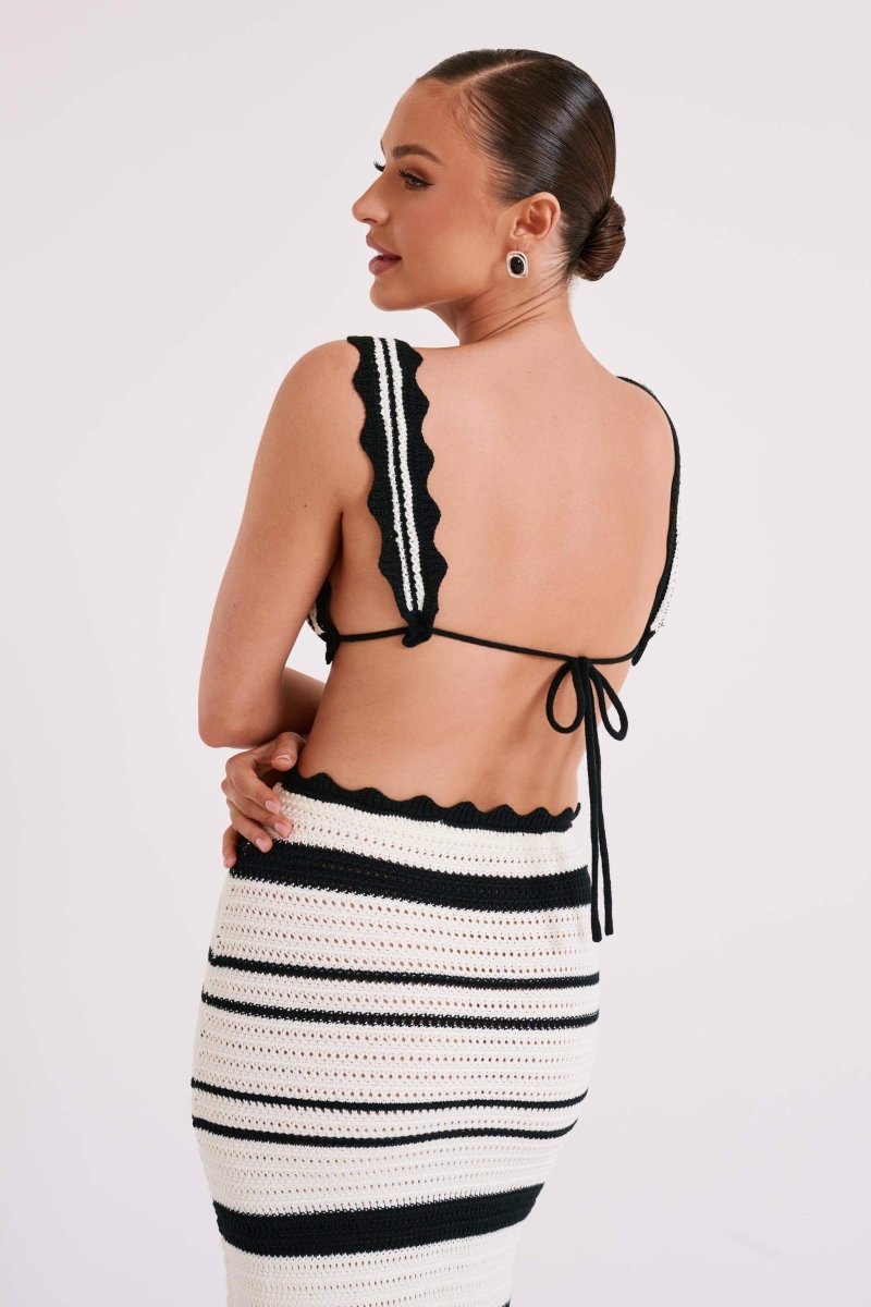 Sandra Crochet Strepen Set