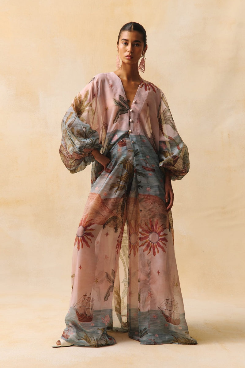 Surya Cape Oberteil & Hose Set