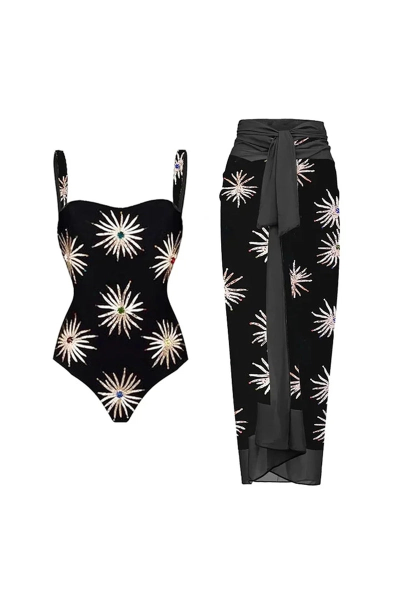 Sequin Firework One-Piece Swimsuit