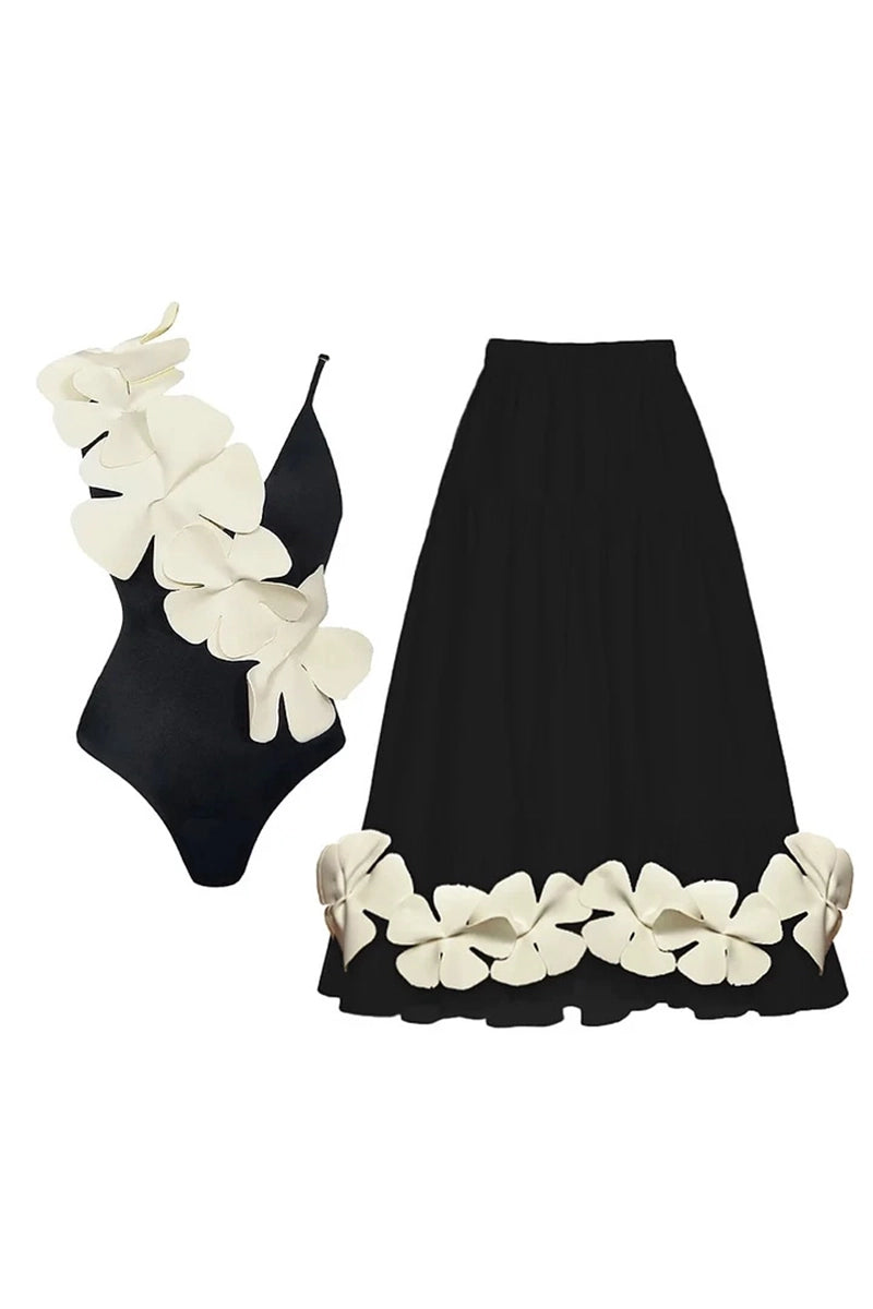 Tie Fresh Floral Swimsuit Set