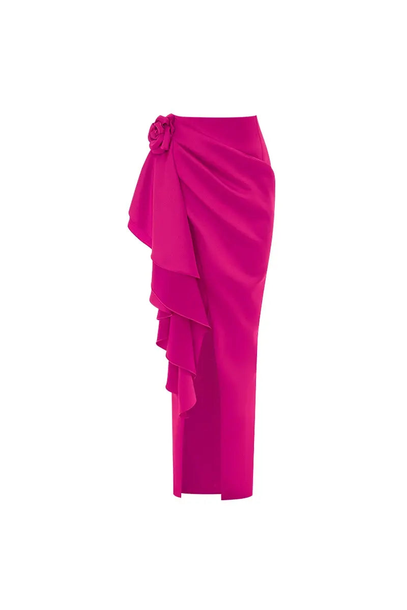 Costume intero stampato con decorazione floreale frontale