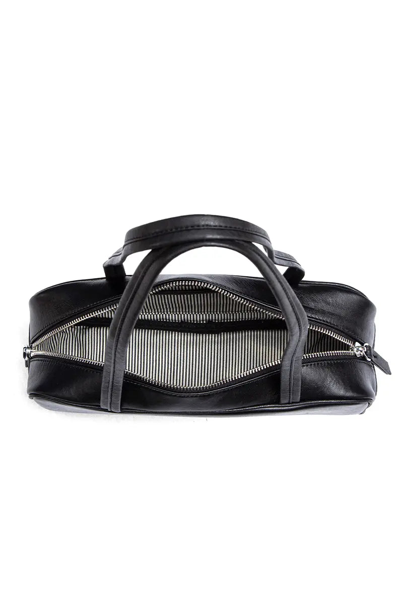 Belair Vegetable-Tanned Leather Baguette Evening Bag