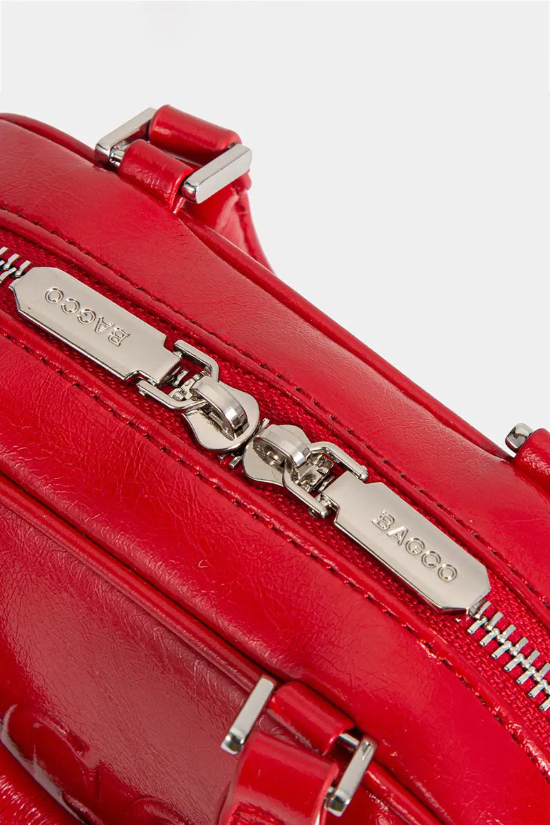 Spring Summer Boston Style Bowling Crossbody Bag