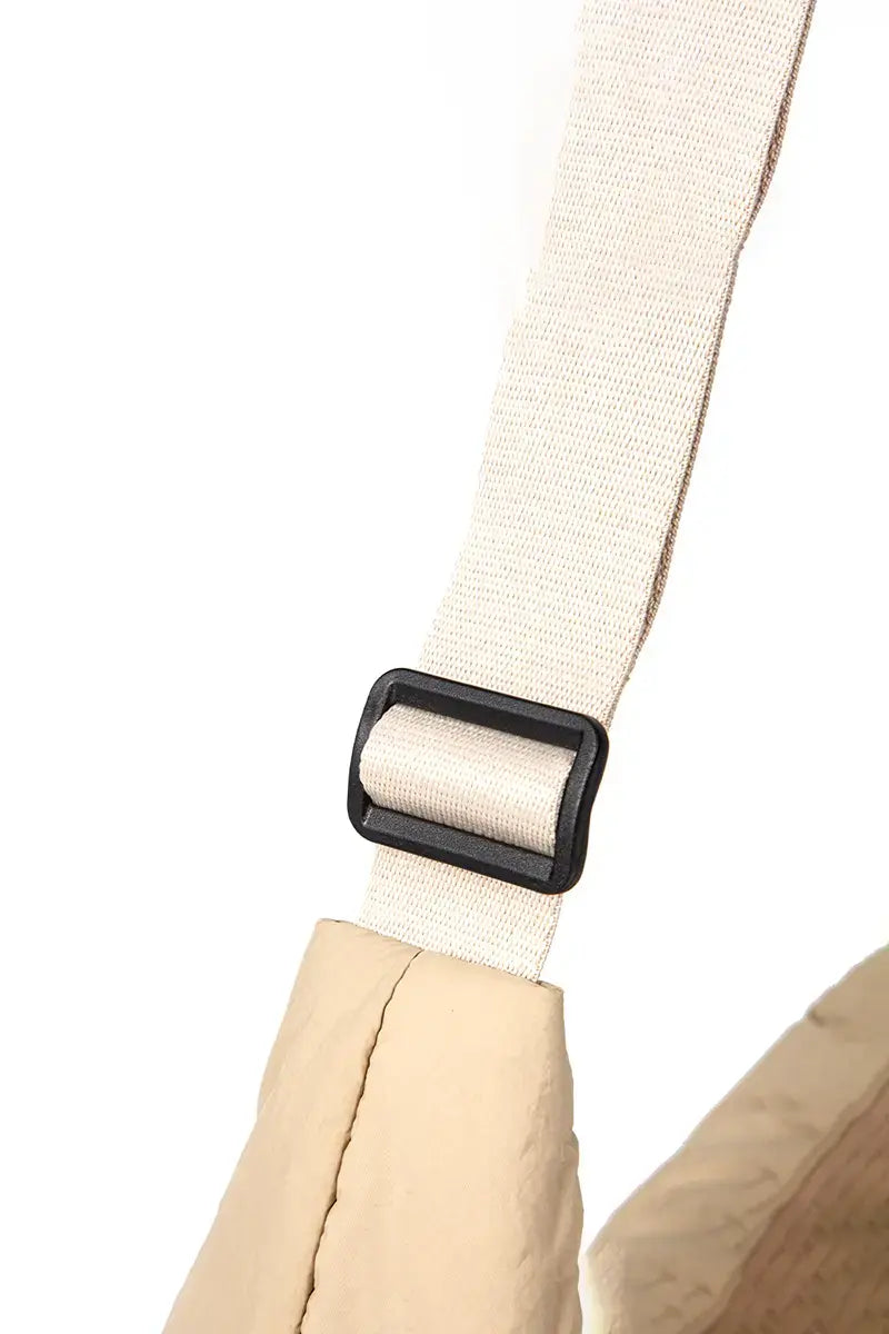 New Lightweight Ruched Hobo Crossbody Bag