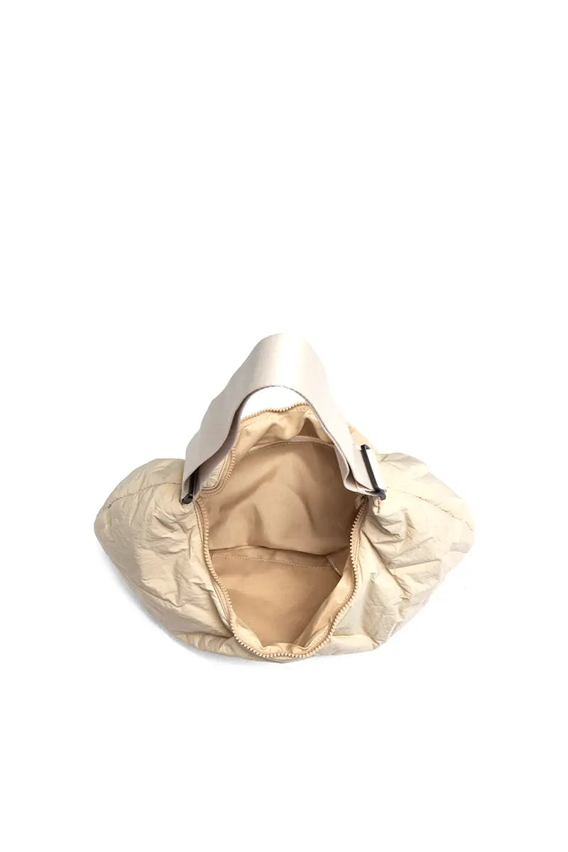 New Lightweight Ruched Hobo Crossbody Bag