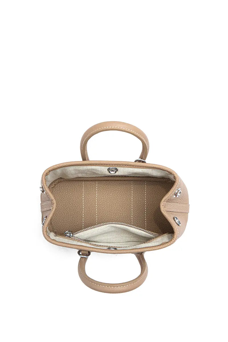 2025 Minimalist Leather Vertical Tote Crossbody Bag