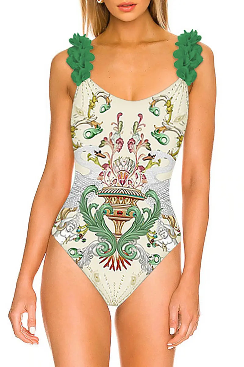 Appliqué rugloze sexy badpakset