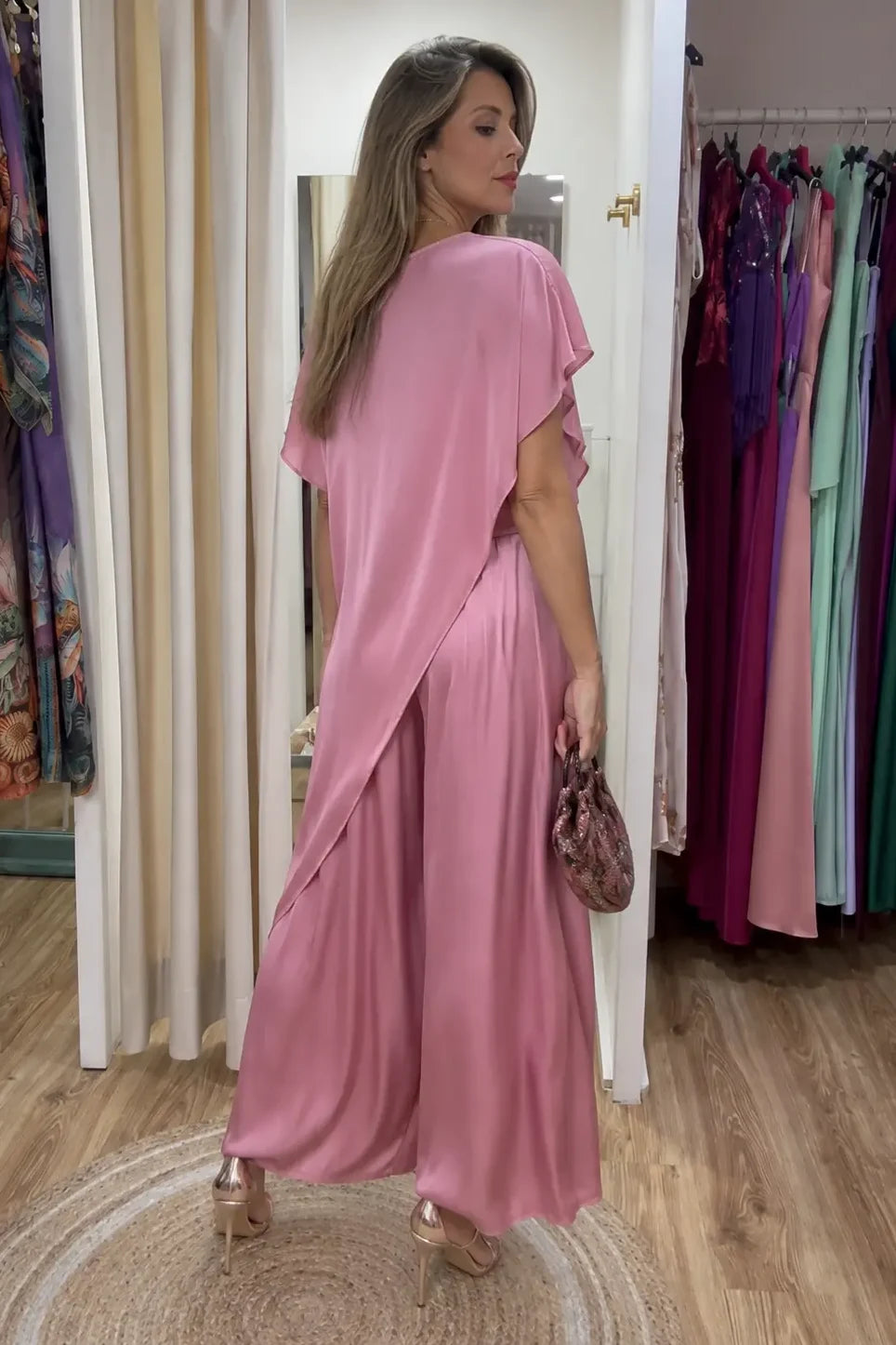 Flowing Drape Two-Piece Set