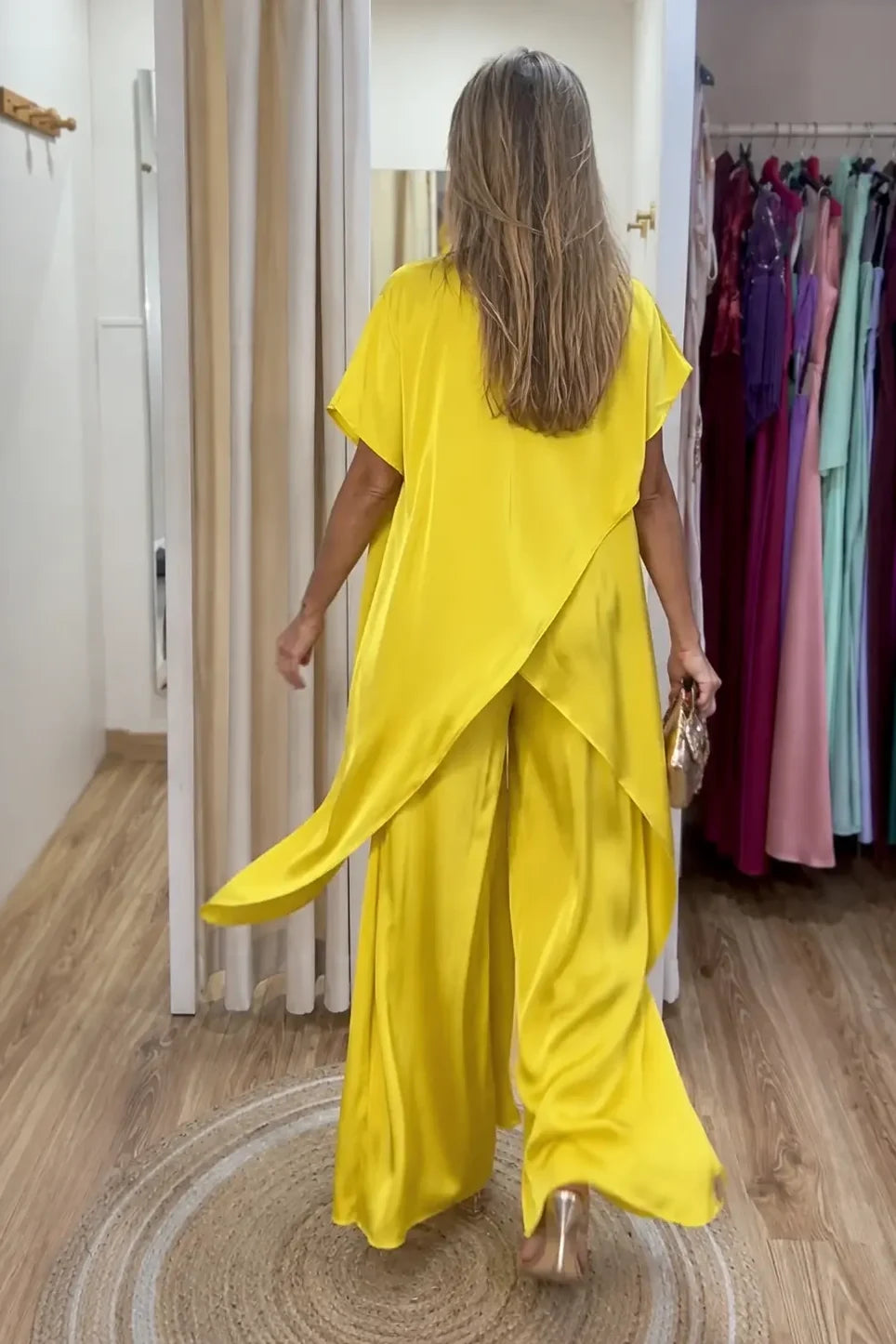 Flowing Drape Two-Piece Set