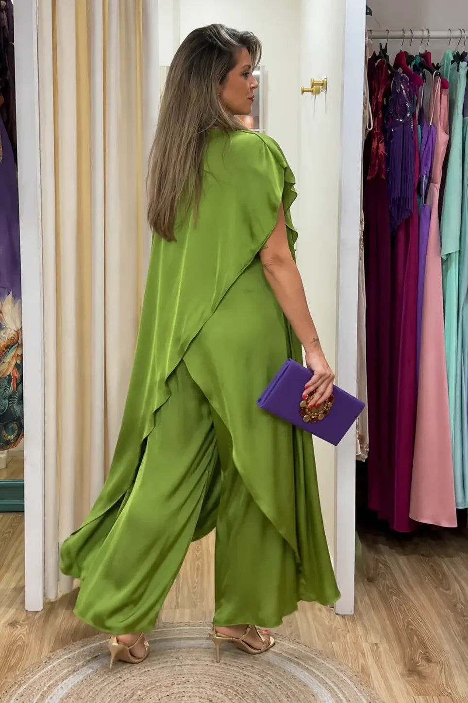 Flowing Drape Two-Piece Set