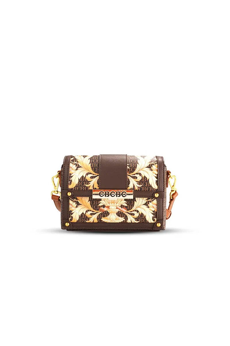 Quilted Stitch Chain Crossbody Shoulder Bag