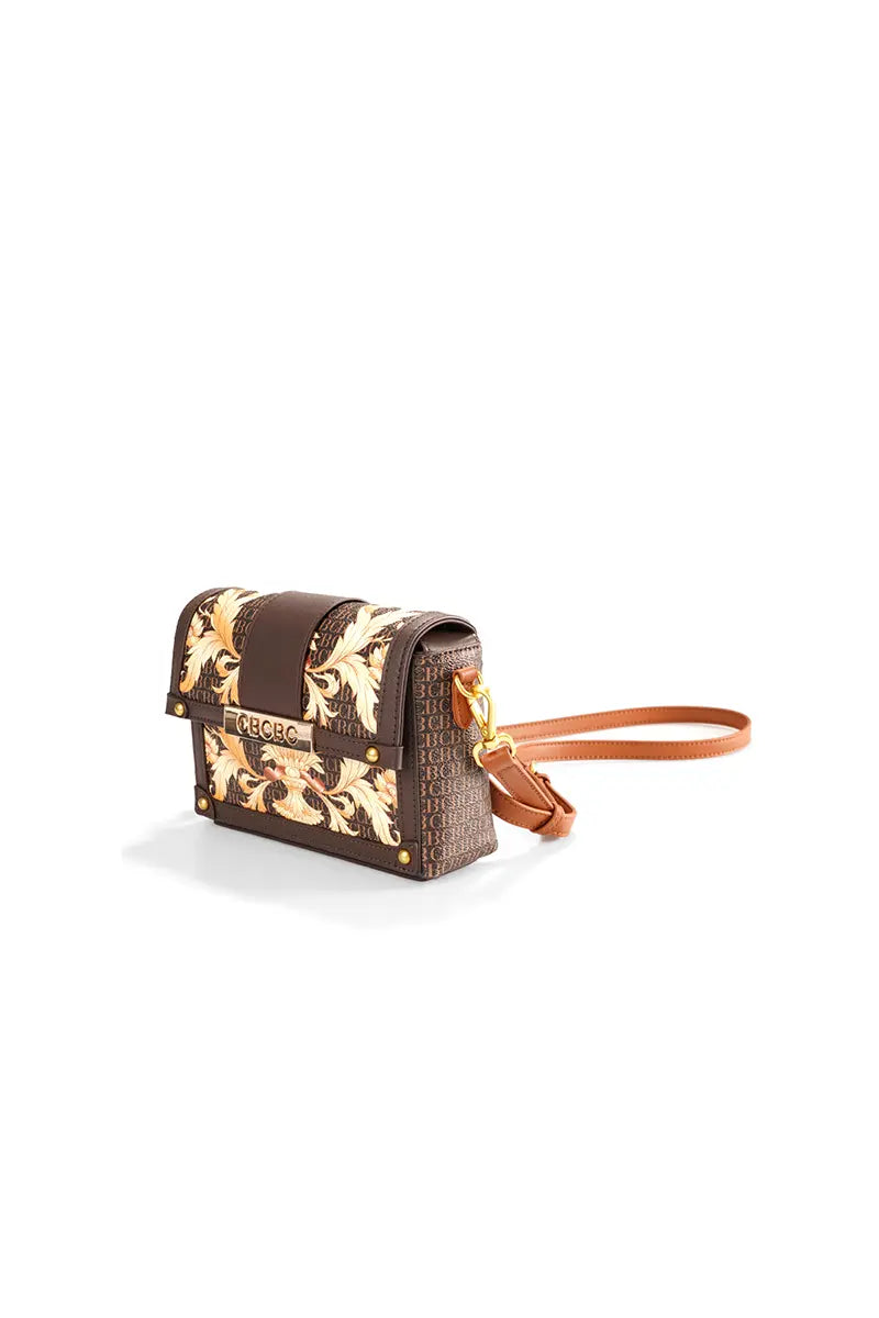 Quilted Stitch Chain Crossbody Shoulder Bag