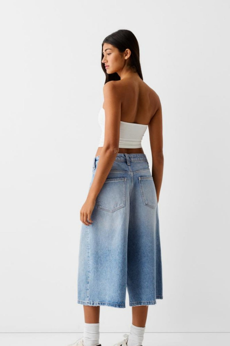 Low-Waisted Seven-Point jeans
