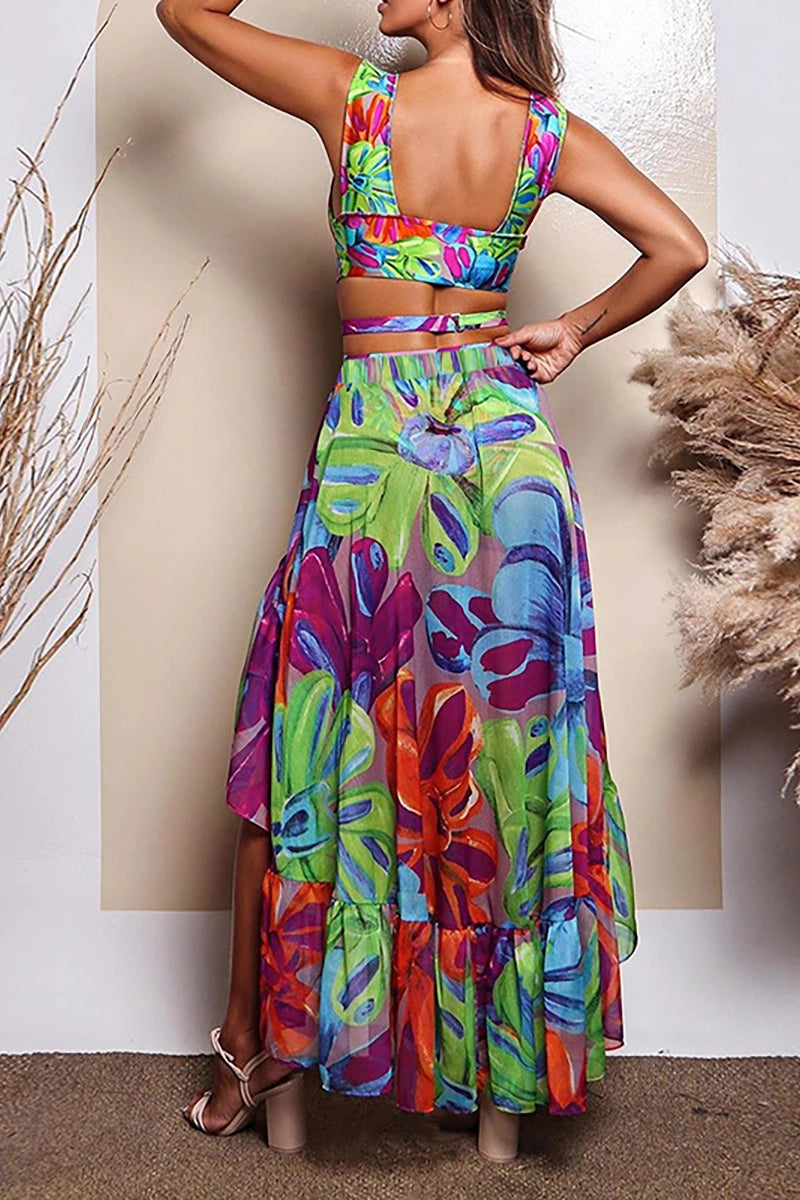 Printed Swimsuit Set for Women