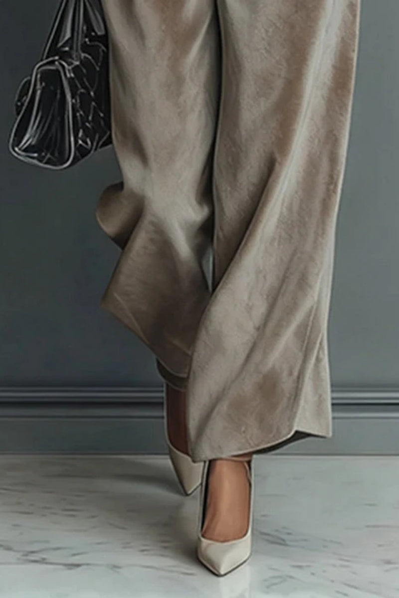 Turtleneck Casual Warm Velvet Pants Set