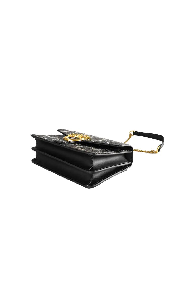 Rhinestone Vintage Style Mini Box Bag