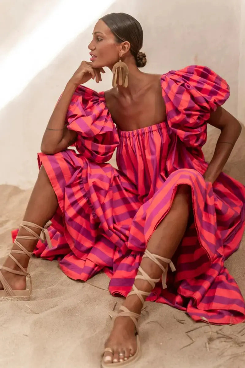 Sunset Stroll Maxi Beach Dress