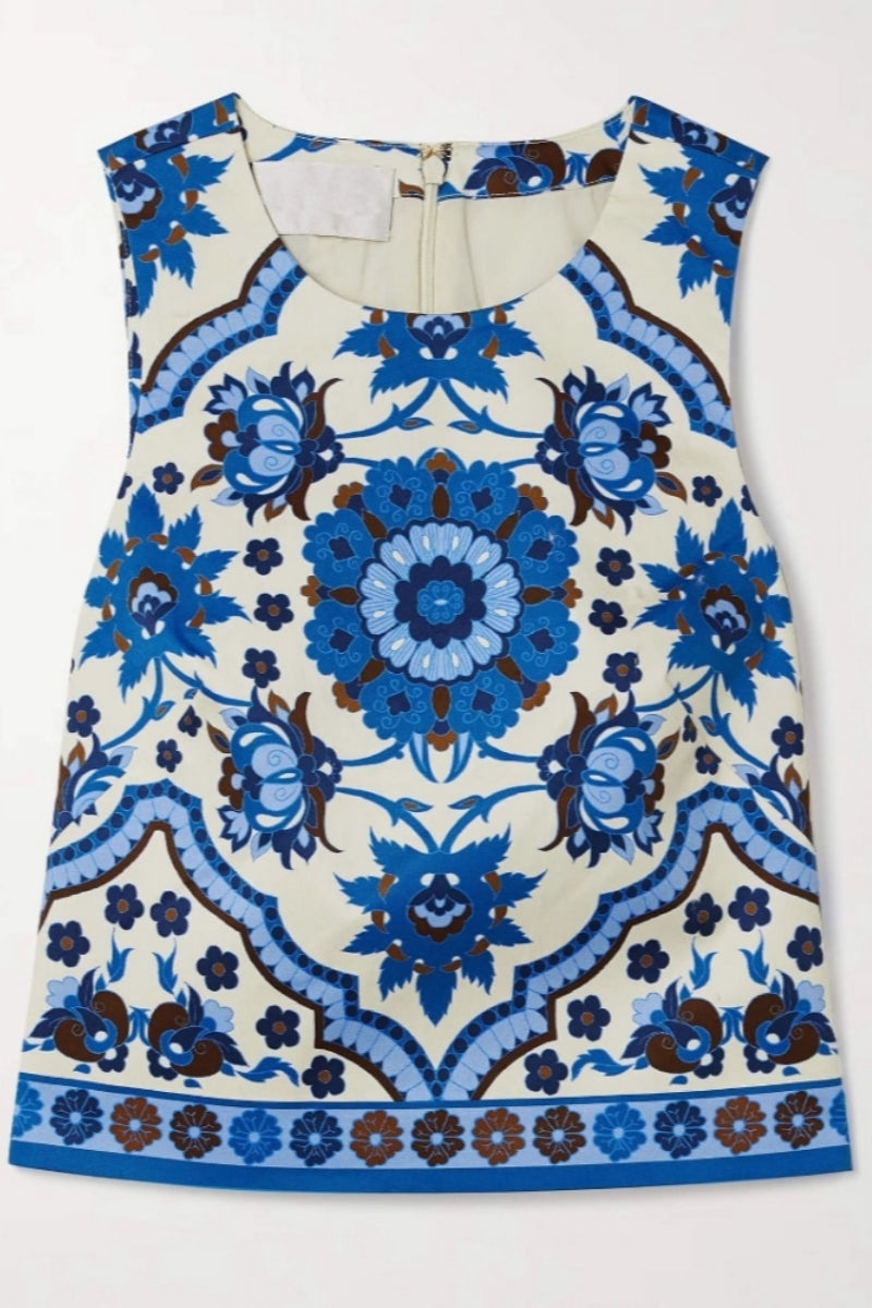 Casual Round Neck Skirt Coord