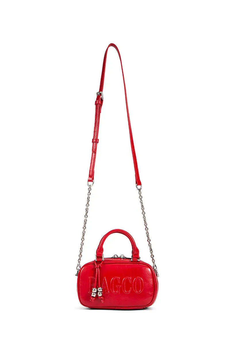 Spring Summer Boston Style Bowling Crossbody Bag