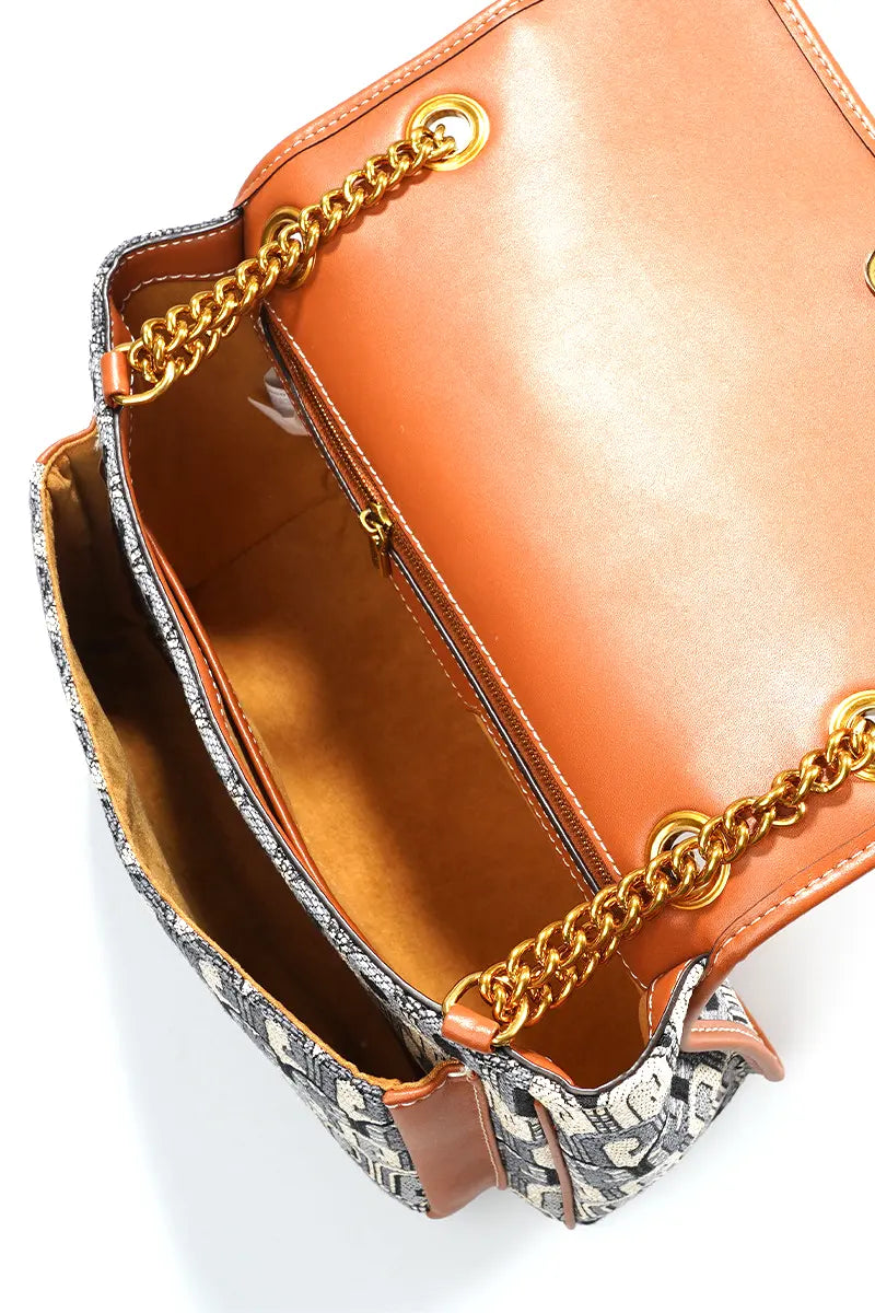 G-Jacquard Fabric Mini Crossbody Box Bag