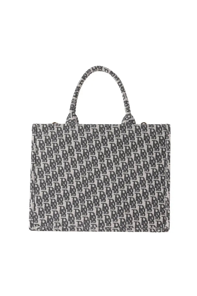 New Creative Canvas Tote Bag with Chinese-Inspired Print