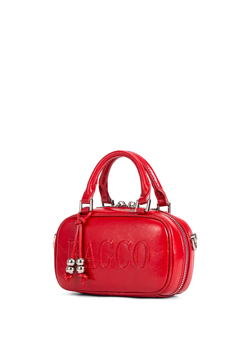 Spring Summer Boston Style Bowling Crossbody Bag