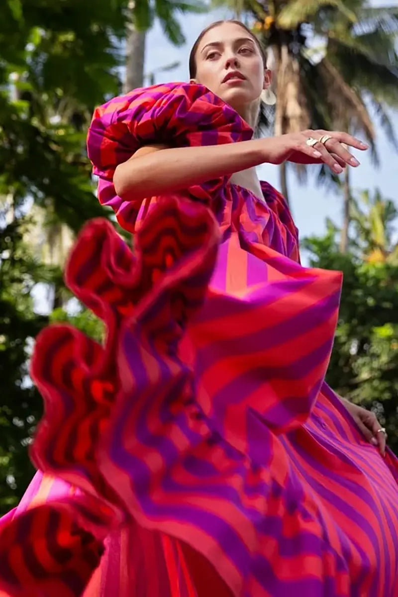 Sunset Stroll Maxi Beach Dress