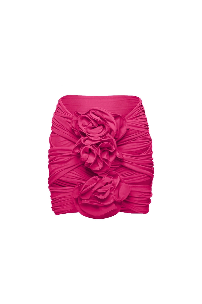 3D Floral Cutout Strappy Swimsuit Set