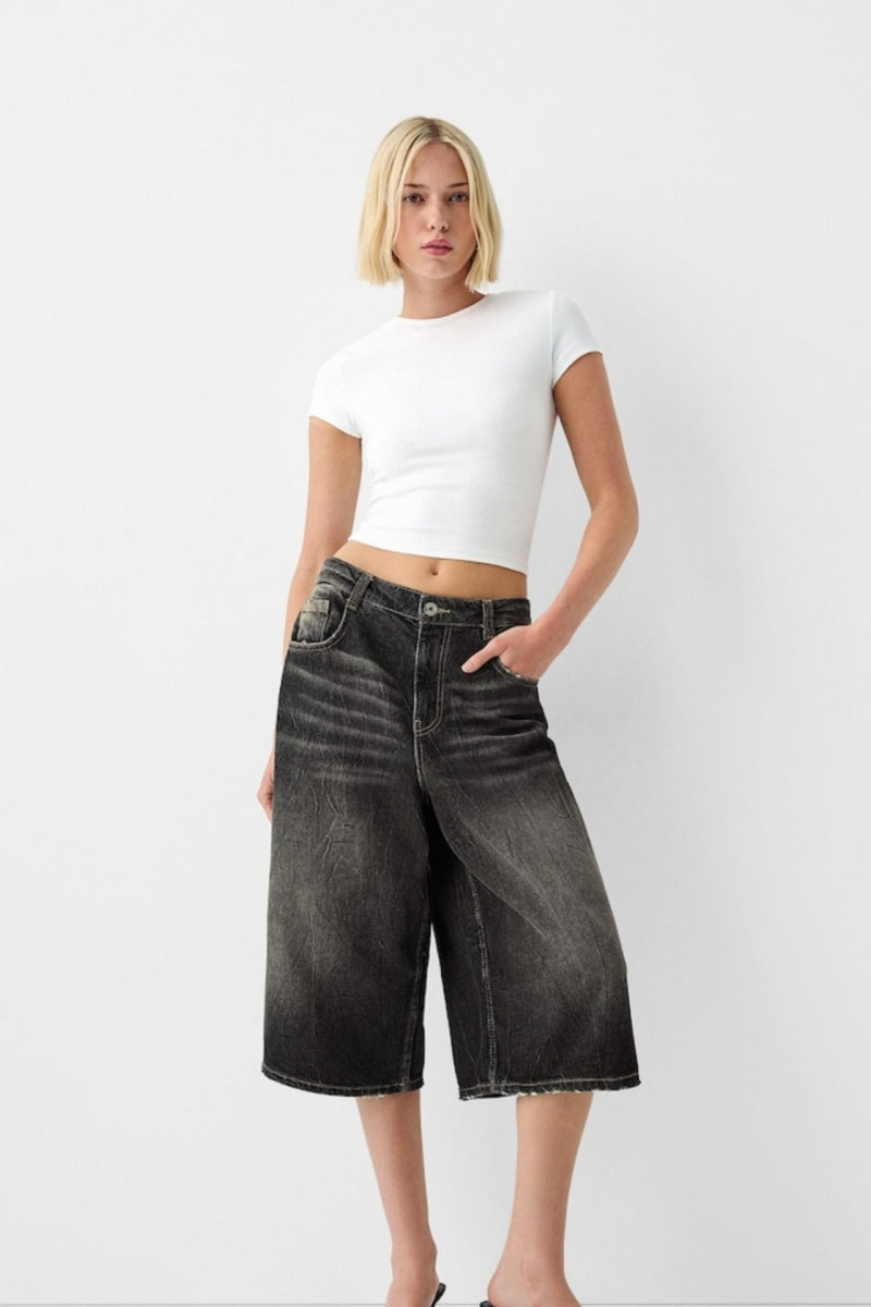 Low-Waisted Seven-Point jeans