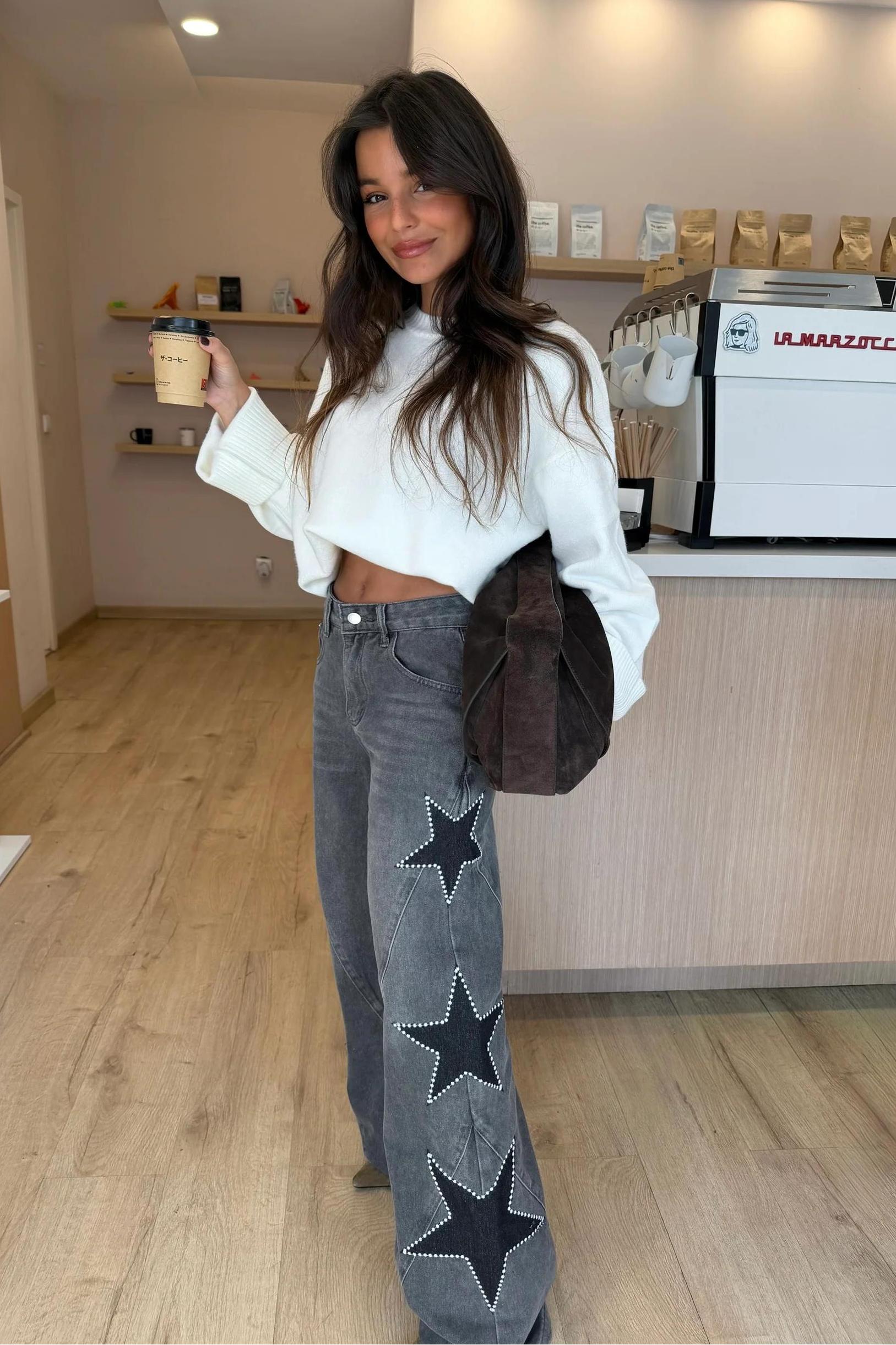 Casual Star Straight Jeans