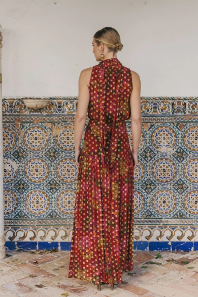 Boho set s halter topem a sukní