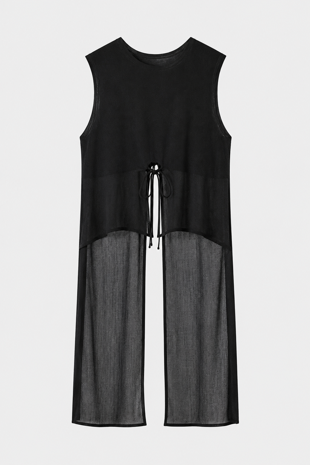 Set de pantaloni cu straturi transparente