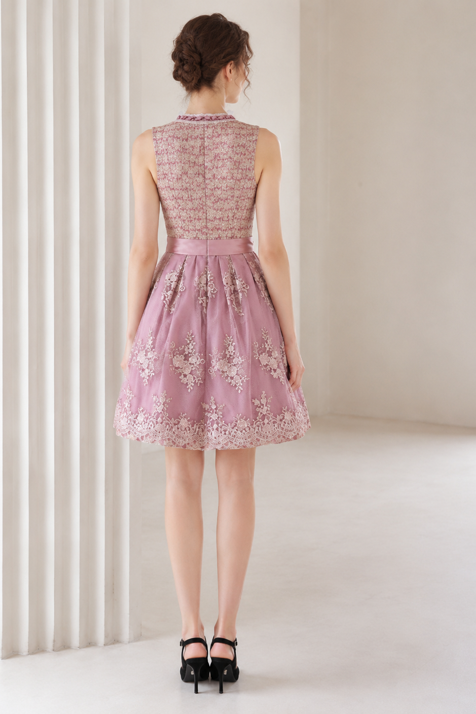 Rose Lace Dirndl Dress