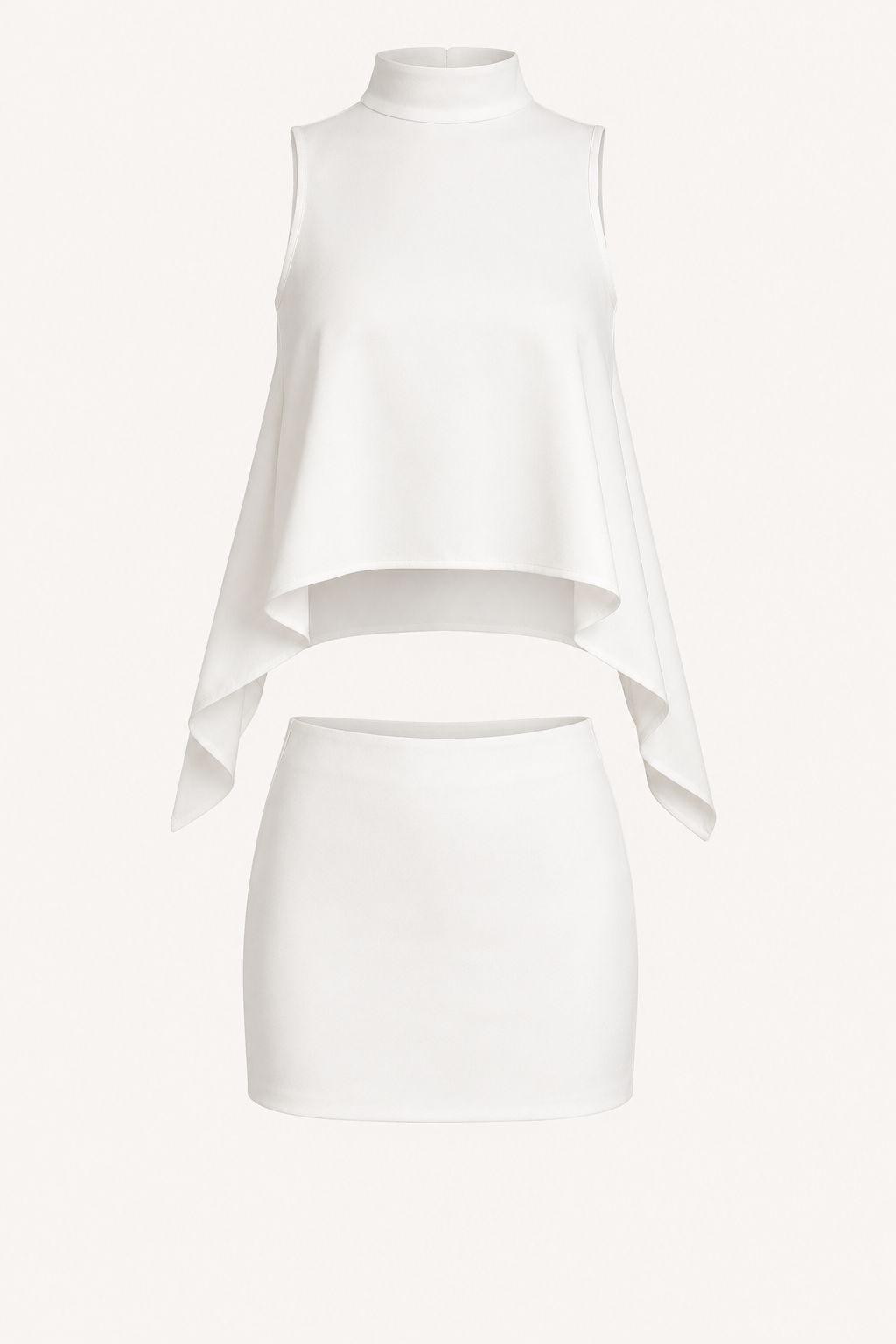 Conjunto Mini Top Capa Branca