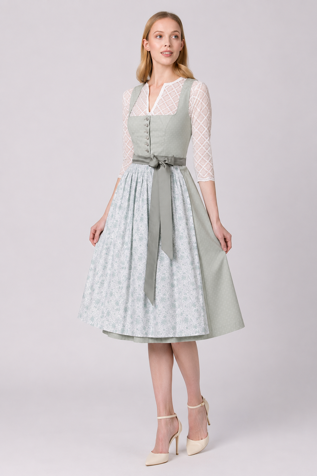 Sage Heritage Dirndl Dress