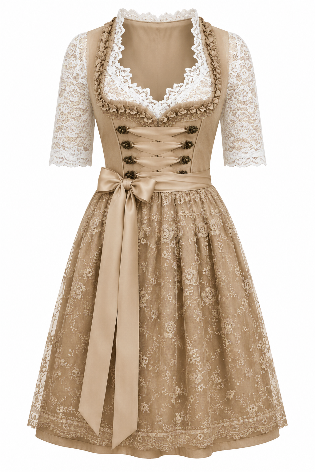 Romantic Lace Dirndl Dress