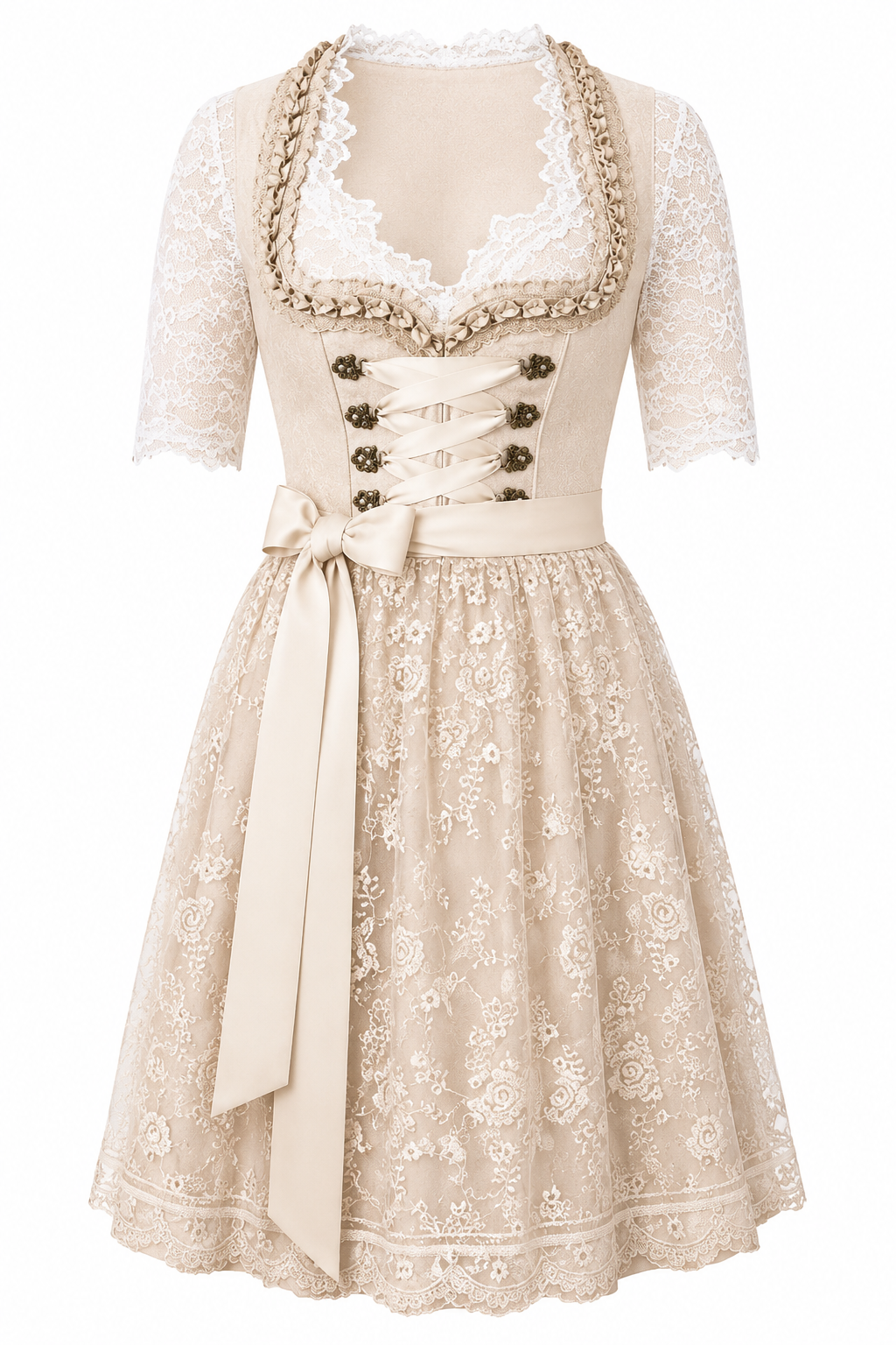 Romantic Lace Dirndl Dress