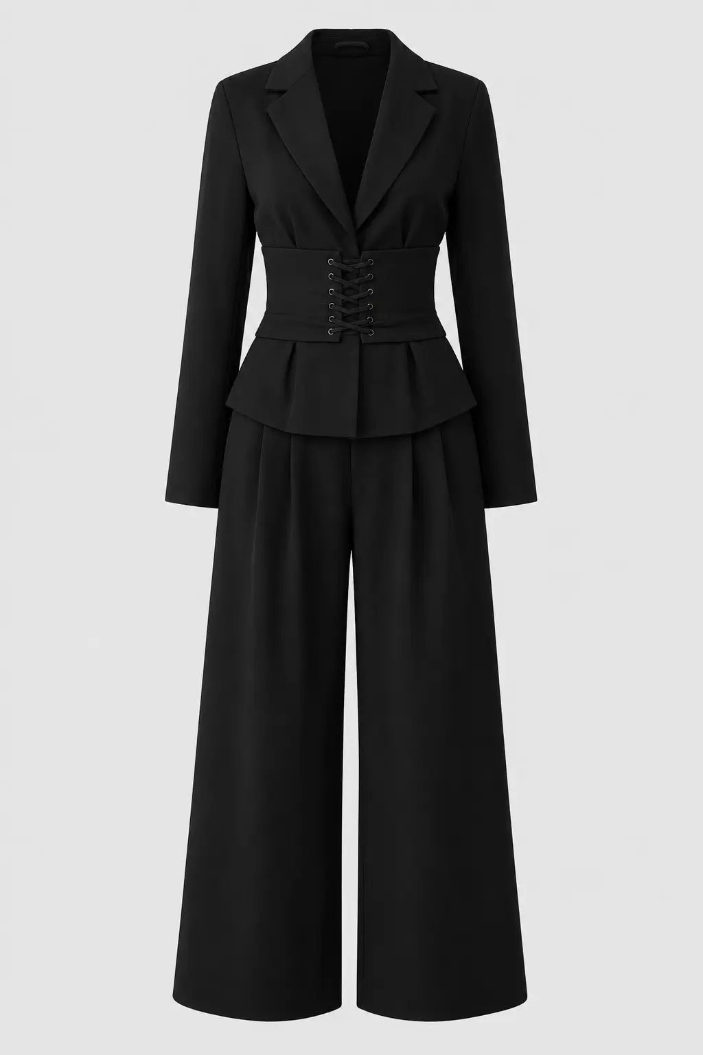 Lace Waist Suit Set