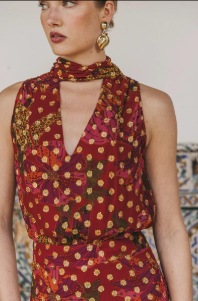 Boho set s halter topem a sukní